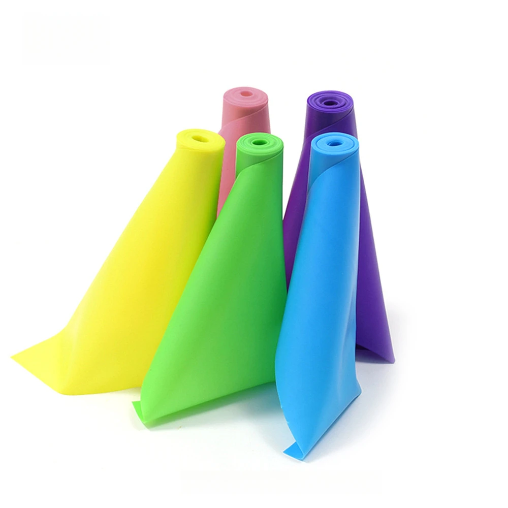Yoga Pilates Resistance Band Long Training Stretch Bands for Physical Therapy Lower Body home Strength Elastic Exercise Bands
