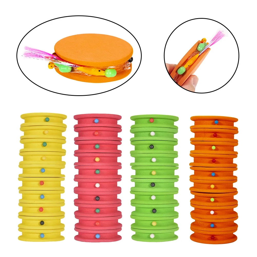 Carp Fishing Rig Winders 10pcs Line Leader Winder Spooler + 10 Pins EVA Plate Hook Storage Line Winder Pesca Fishing Accessories