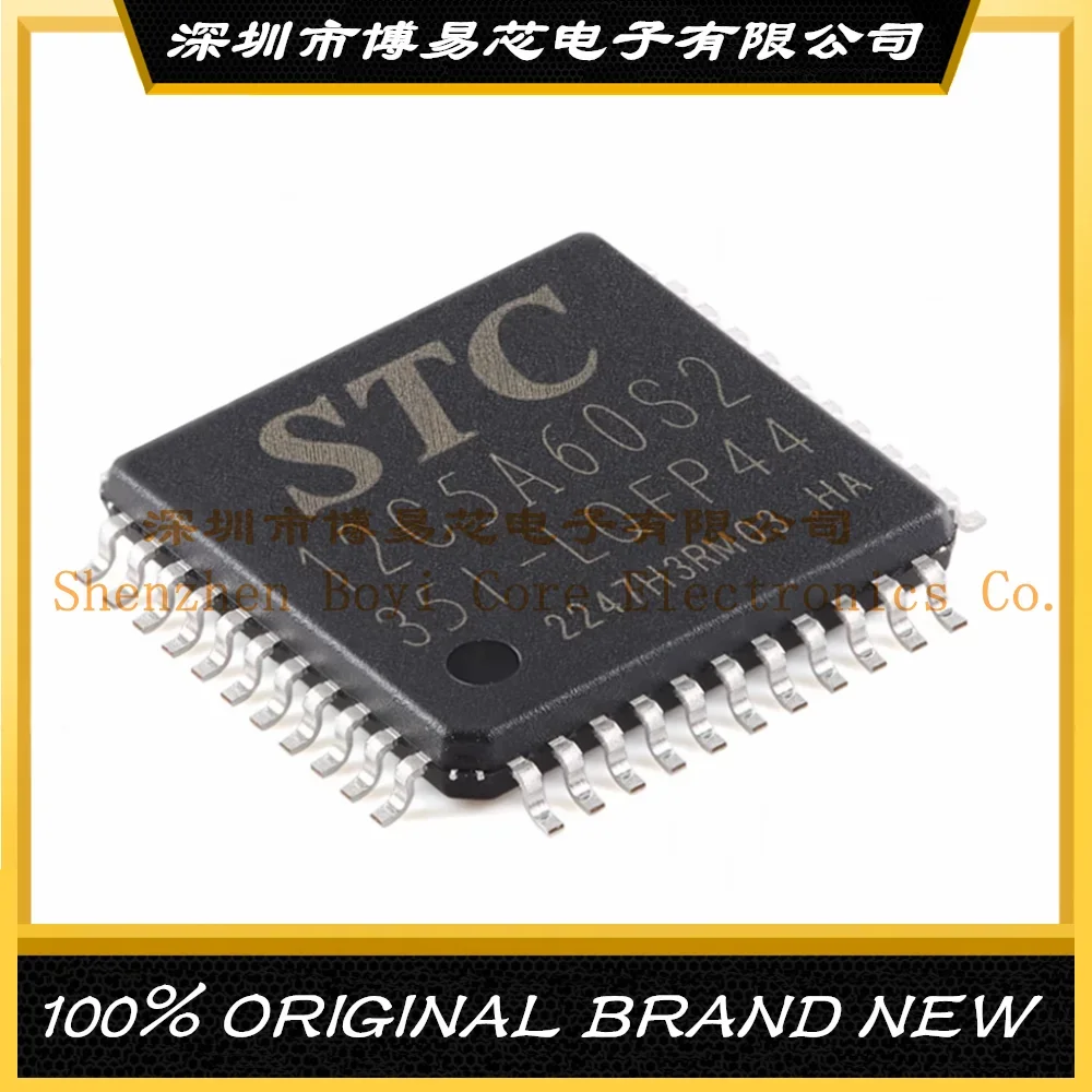 STC12C5A60S2-35I-LQFP44 Package LQFP-44 51 Series 35MHz Flash Memory: 60KB RAM: 1.25KB Microcontroller (MCU/MPU/SOC) new original stm8s105s4t6c lqfp 44 16mhz 16kb flash memory 8 bit microcontroller mcu