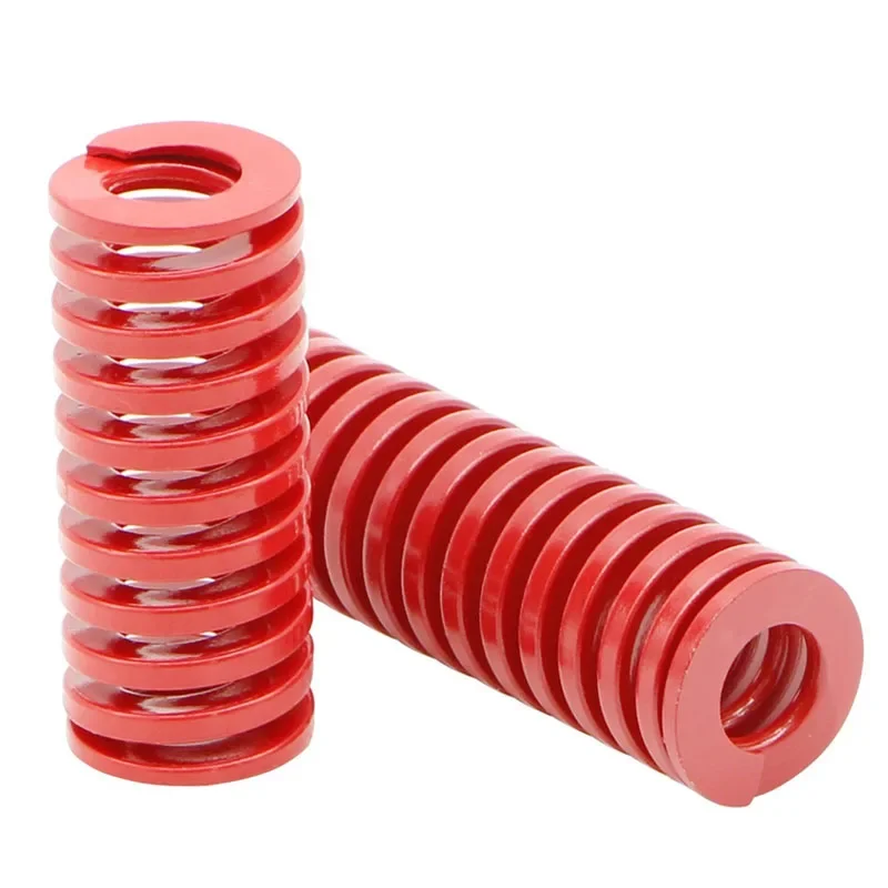 Red Medium Load Die Springs Spiral Stamping Compression Mould Spring For Rear Trunk Tailgate Strut Support Lift Bar Tool