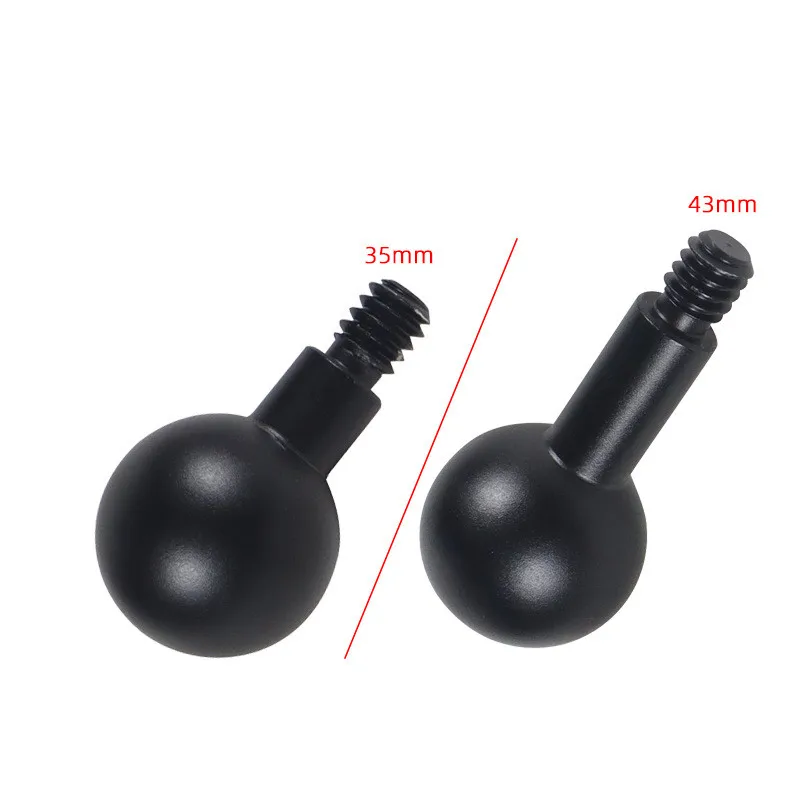 1/4 Srew 어댑터 13mm 15mm 17mm 볼 헤드 Gopro 10/9 Insta360 오토바이 액션 카메라 마운트 용 1 인치 브래킷 커넥터