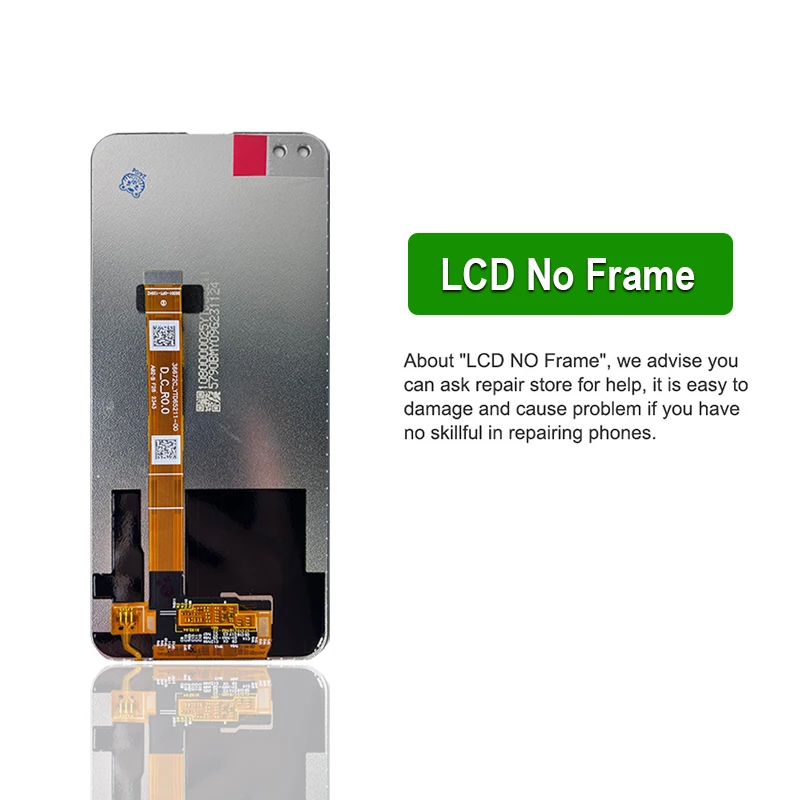 Oppo Reno4 Z 5G LCD, CPH2065 디스플레이 스크린, 터치 디지타이저 어셈블리 교체 부품, 6.57 인치 디스플레이
