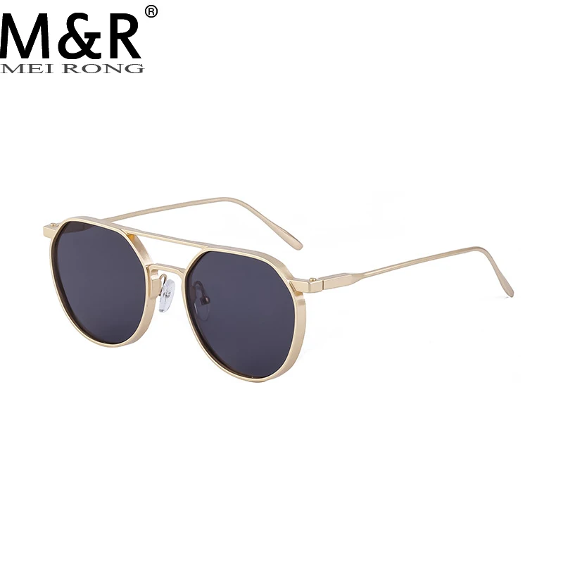 

New Retro Oval Women's Sunglasses Personalized Metal Eyeglass Frame Men's Summer Driving Sunshade Glasses UV400 Gafas De Sol