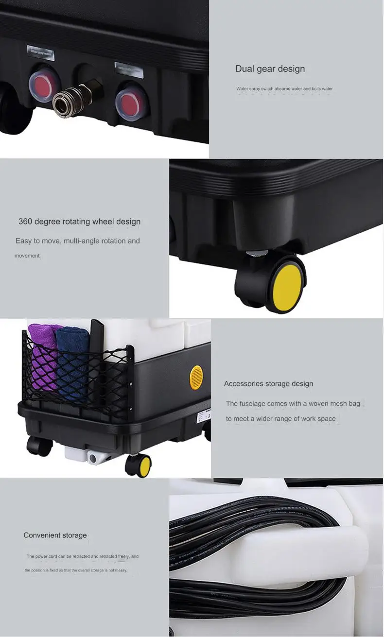 Popular washing carpet machine For home steam cleaner 1000W portable steam cleaner 6