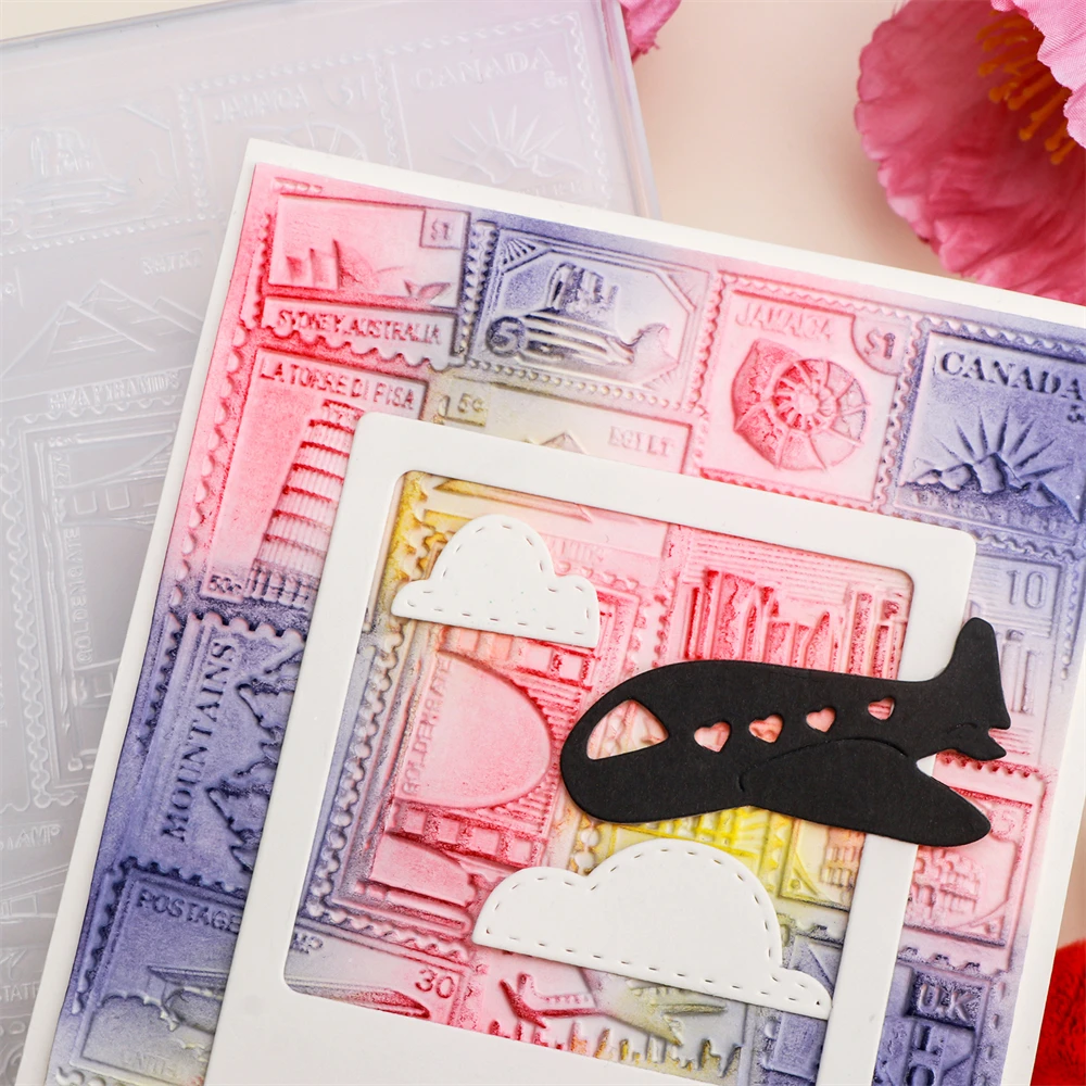 Padded Quilt Contemporary Waves 3D Embossing Folder DIY Scrapbooking Adding Texture Valentine Love Paper Card Making Crafts