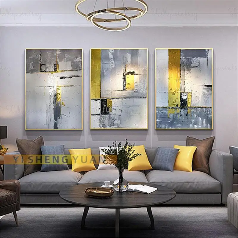 

Hand-painted Abstract Oil Painting Sofa Hanging Painting Bedroom Hotel Decorative Painting Wall Paintings Home Decor luxury