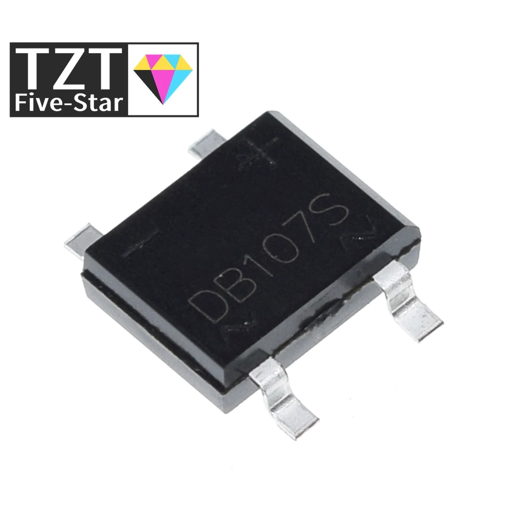 Diode Rectifier Bridge SMD DB107 DB107S 1A 1000V Single Phases 10PCS