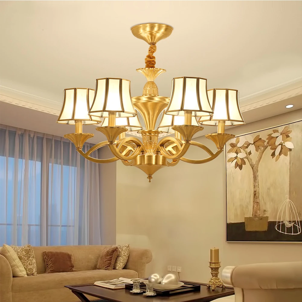 

Led Pendant Lights Luminarias Nordic Vintage Pendant Lamp Pure Copper Vintage Pendant Light E27 220v for Decor