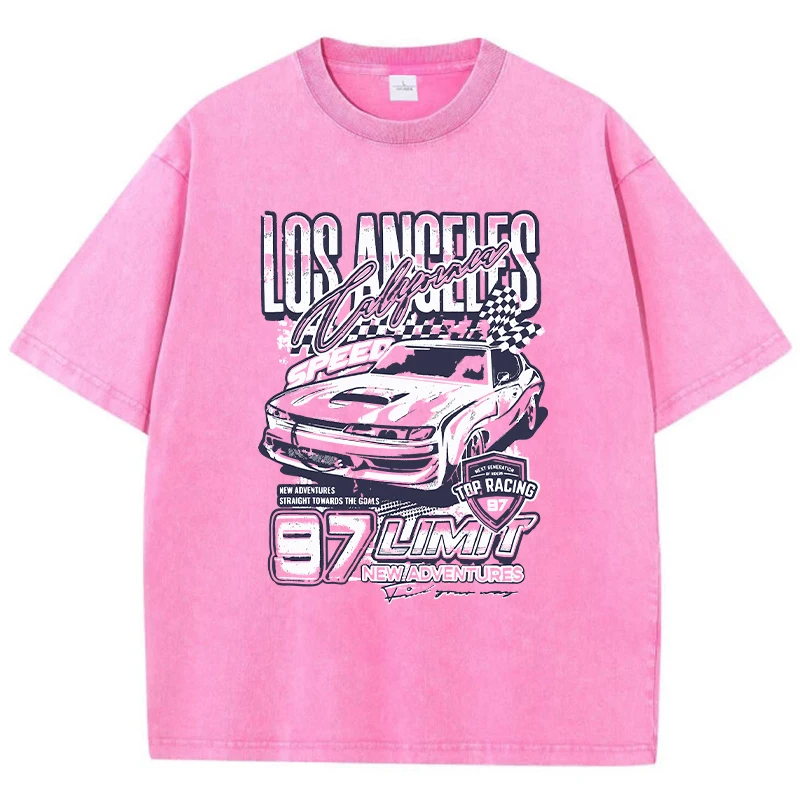 California Los Angeles Extreme Racing Men T-Shirt Fashion Cool Tshirts Sport Casual Tee Shirt Cool Crewneck T Shirts Female