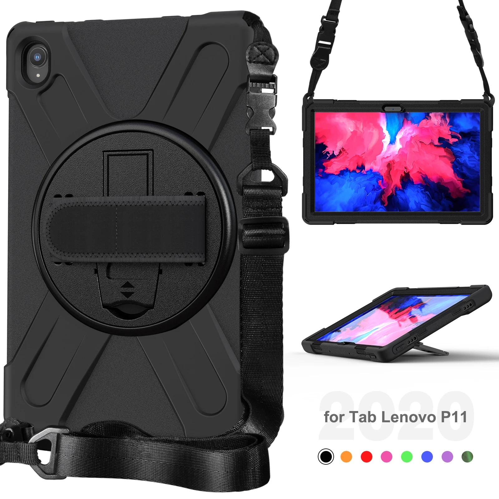 Durable Tablet Case with Hand & Shoulder Strap