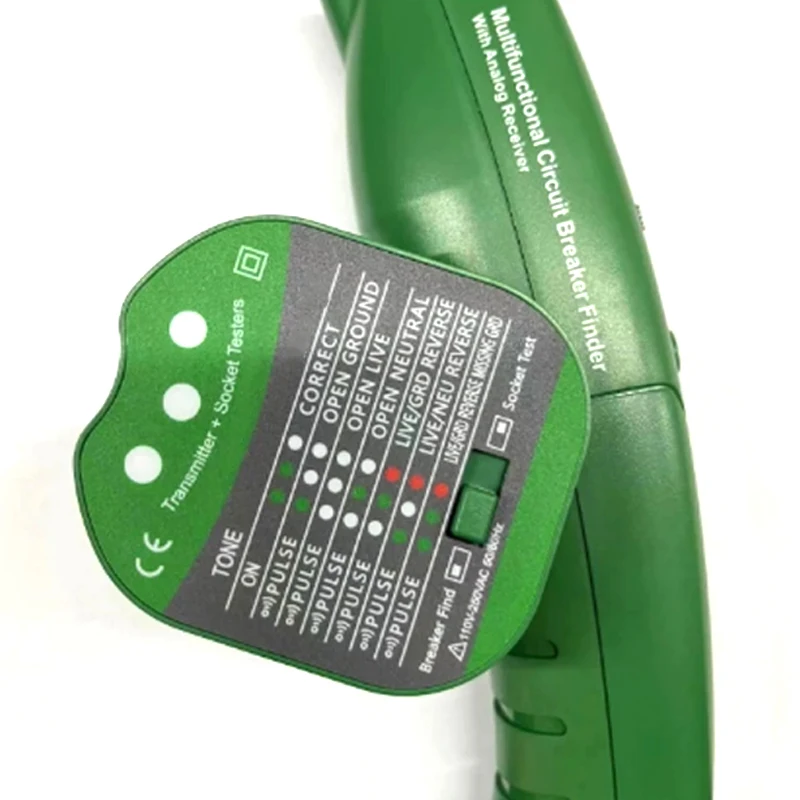 MS5902 Automatic Circuit Breaker Finder Fuse Socket Tester 220V European specification American 110V with Flashlight 2