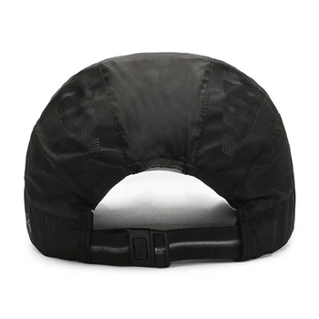 Breathable Mesh Adjustable Cozy Cotton Newsboy Hat Men's Mesh Flat  Golf Caps 5