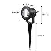 Portable DC 12V 10W LED Lawn Lamps Garden Outdoor Lighting Waterproof IP65 Spotlight RGB Colorful Gradient Landscape Lights L06 2