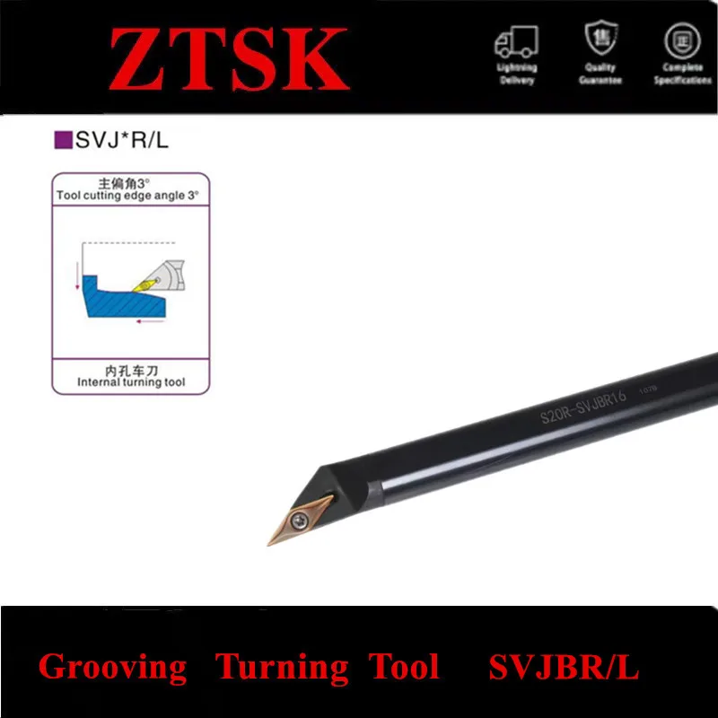 

1PC Internal turning tool post S16Q-SVJBR11 S20R-SVJBR16 S25S-SVJBR16 S20R-SVJBL11 S20R-SVJBL16 CNC turning tool Carbide insert