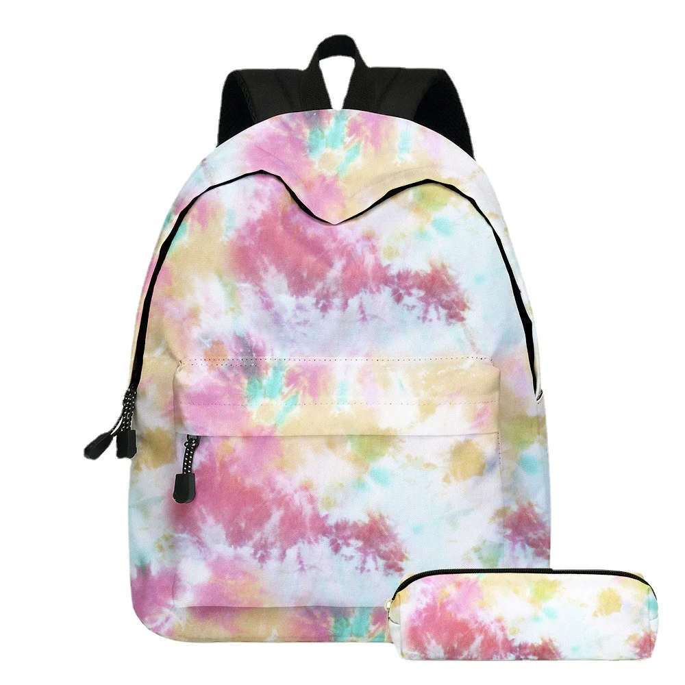 

Backpacks Gradient Color School Bags For Teenage Girls Pink Waterproof Travel Bag Bagpack Computer Sidekicks Rucksack