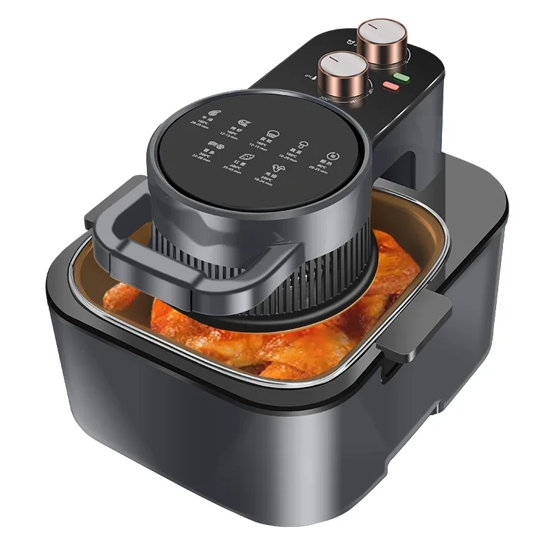 2023 New Arrival Kitchen Appliances Uses Rapid Circulation Oil Free Non Stick Cooking Deep Air Fryer 3