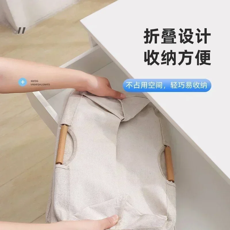 Large Capacity Dirty Laundry Basket Nordic Dirty Clothes Storage Linen Foldable Sundries Bucket Toy Organizer Panier Linge