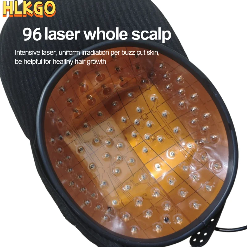 Medical Grade 96 Lasers Hair Growth Cap 650nm 5mW LLLT for Effective Hair Loss Treatment