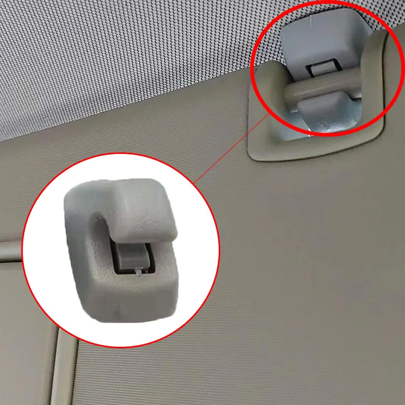 

For Chevrolet Spark 2011 2012 2013 2014 2015 2016 2017 2018 2019 2020 Car Sunshade Clip Gray Car Sunshade Support Clip