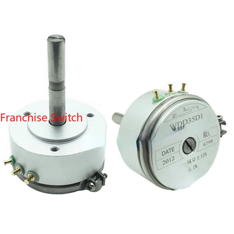 Conductive Plastic Potentiometer WDD 35D1WDY 35D11k2k510k Long Axis Rotates 360 Degrees. 357 4160 503 50k 360 degree unlimited conductive plastic potentiometer