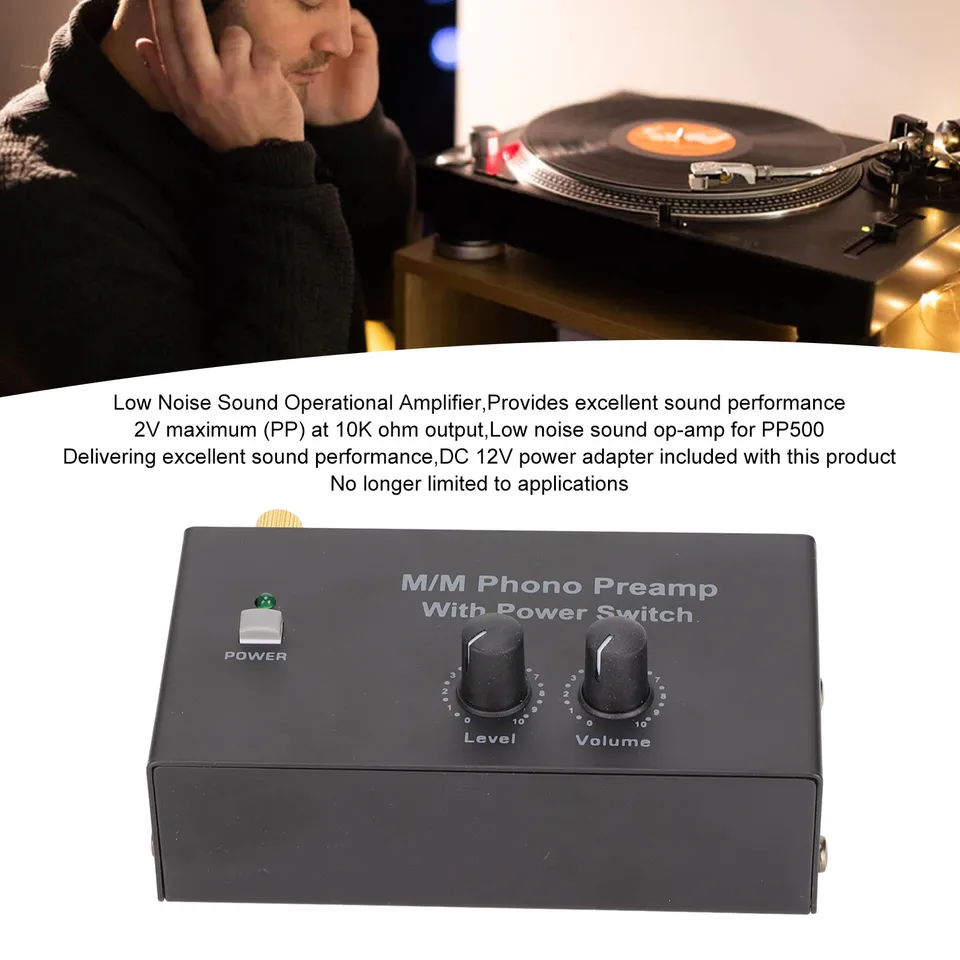 Préampli Mixage Entrée Sortie Multiple Préampli Phono Bluetooth Stéréo - Gain 20 DB, Double OP NE5532, Ports 3,5 Mm - Pour Platine Vinyle, TV, Ordinateur Mixage Son Entrées Multiples