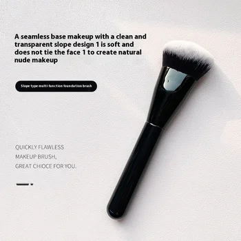 Pennello Professionale per Fondotinta Liquido, Pennello per BB Cream, Pennelli per Blush, Strumento per Sfumare Fondotinta Liquido e in Crema, Accessori di Bellezza