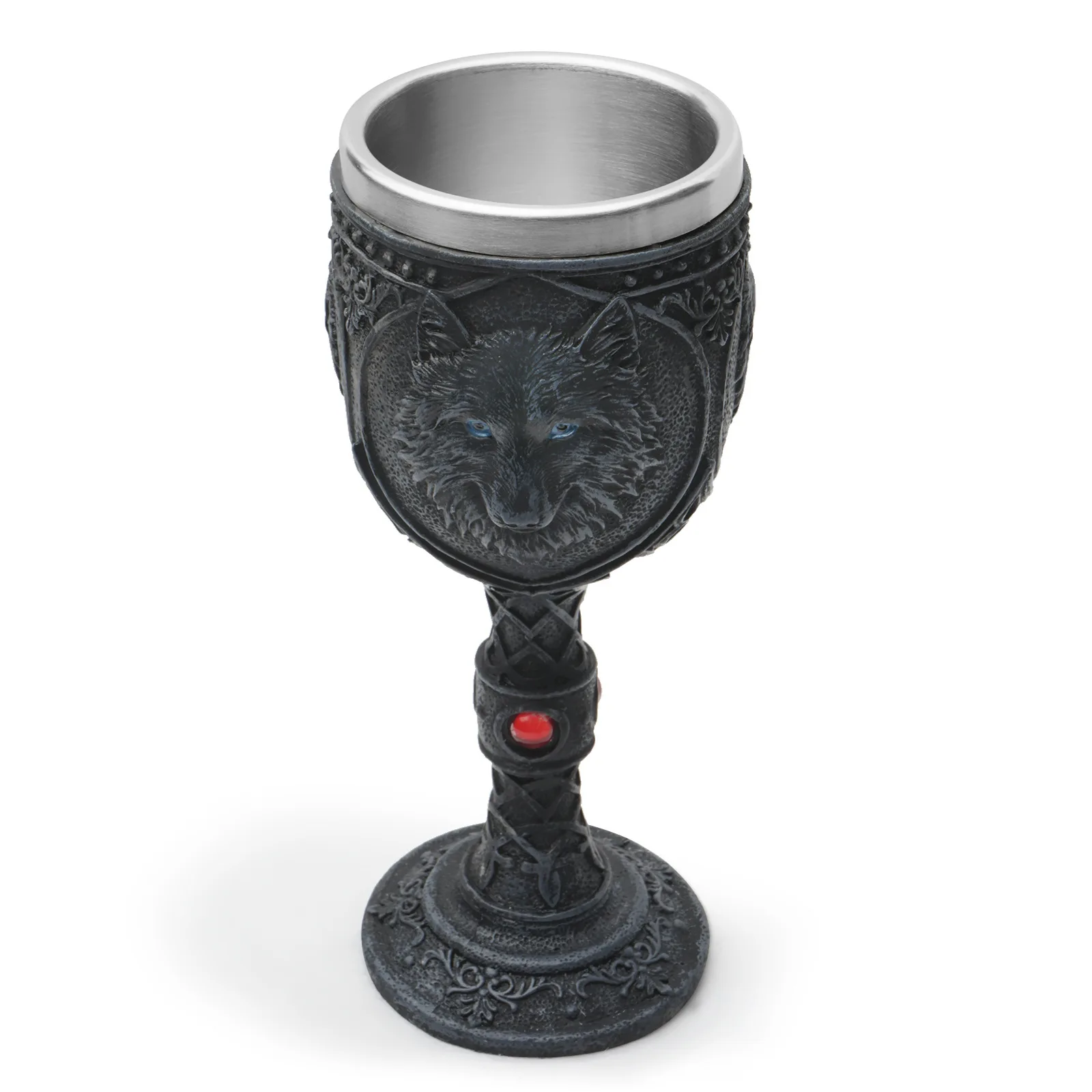 Nordic Celtic Wolf Head Beer Glass Viking Goblet Bar Spirit Glass Christmas Gift