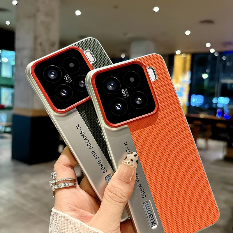 Fashion Triangle Pattern PU Leather + Hard PC Camera Protection Case,