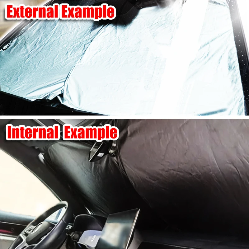 Windshield Sunshade Car Sunshade Windshield Sun Shade Car Sunshade Front Windshield Parasol V-shaped For EV Sun-proof and Heat-insulation Foldable Sun Shade Umbrella
