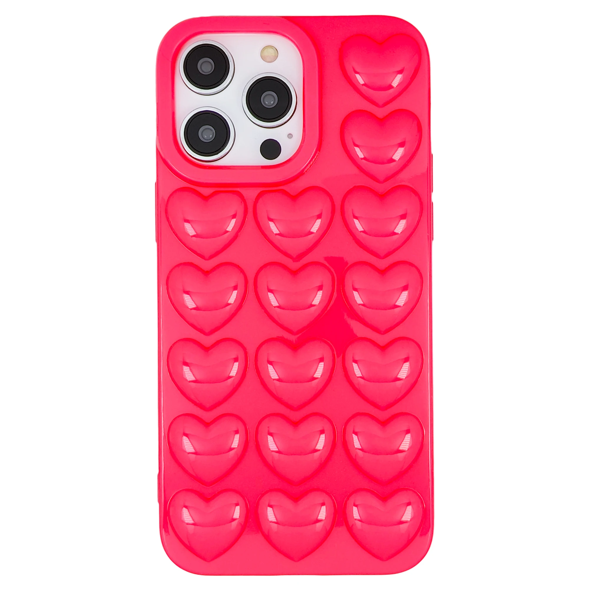 for iPhone 16 15 14 13 12 11 Pro Max Plus Mini Case 3D Bubble Pop
