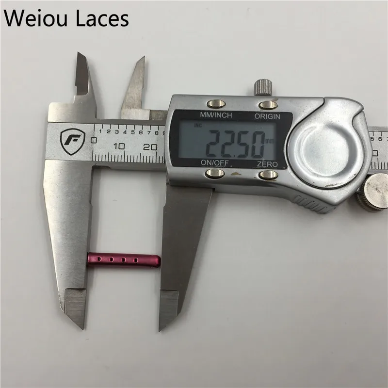 Weiou 100pcs/Lot 3.8x22mm Clothes Lace Painting Purple Shoelace Metal Tips Matt DIY Replacement Custom Aglets Shoe Laces Ends