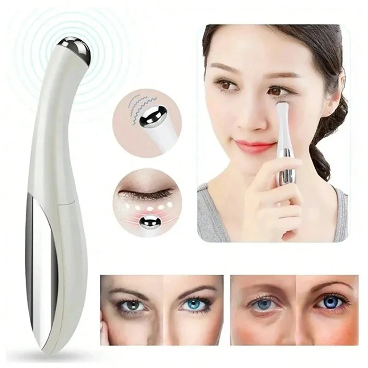 Electric Eye Massager for Dark Circle Removal and Anti Ageing