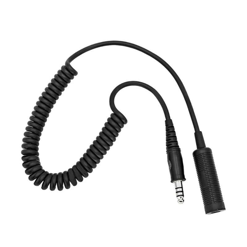 Hubschrauber U-174/UPlug Aviation Headset-Verlängerungskabel 7,1 mm auf U-174/U-Adapter M76A – Detail 8