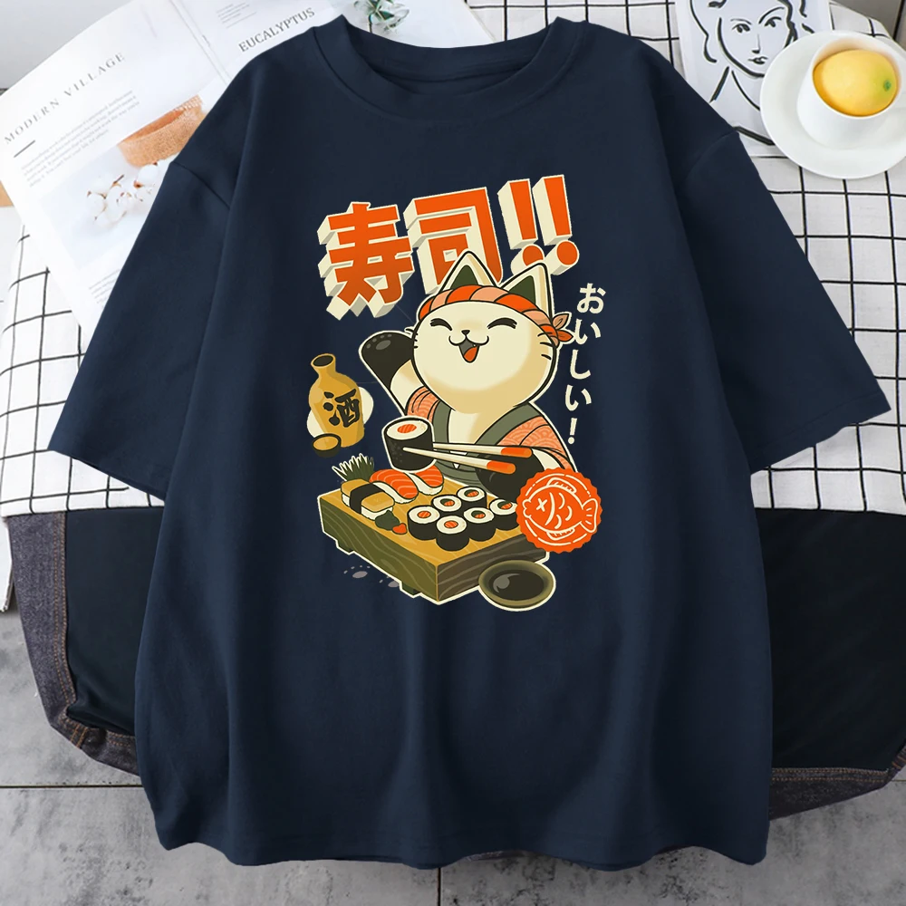 Japanese cat t-shirt