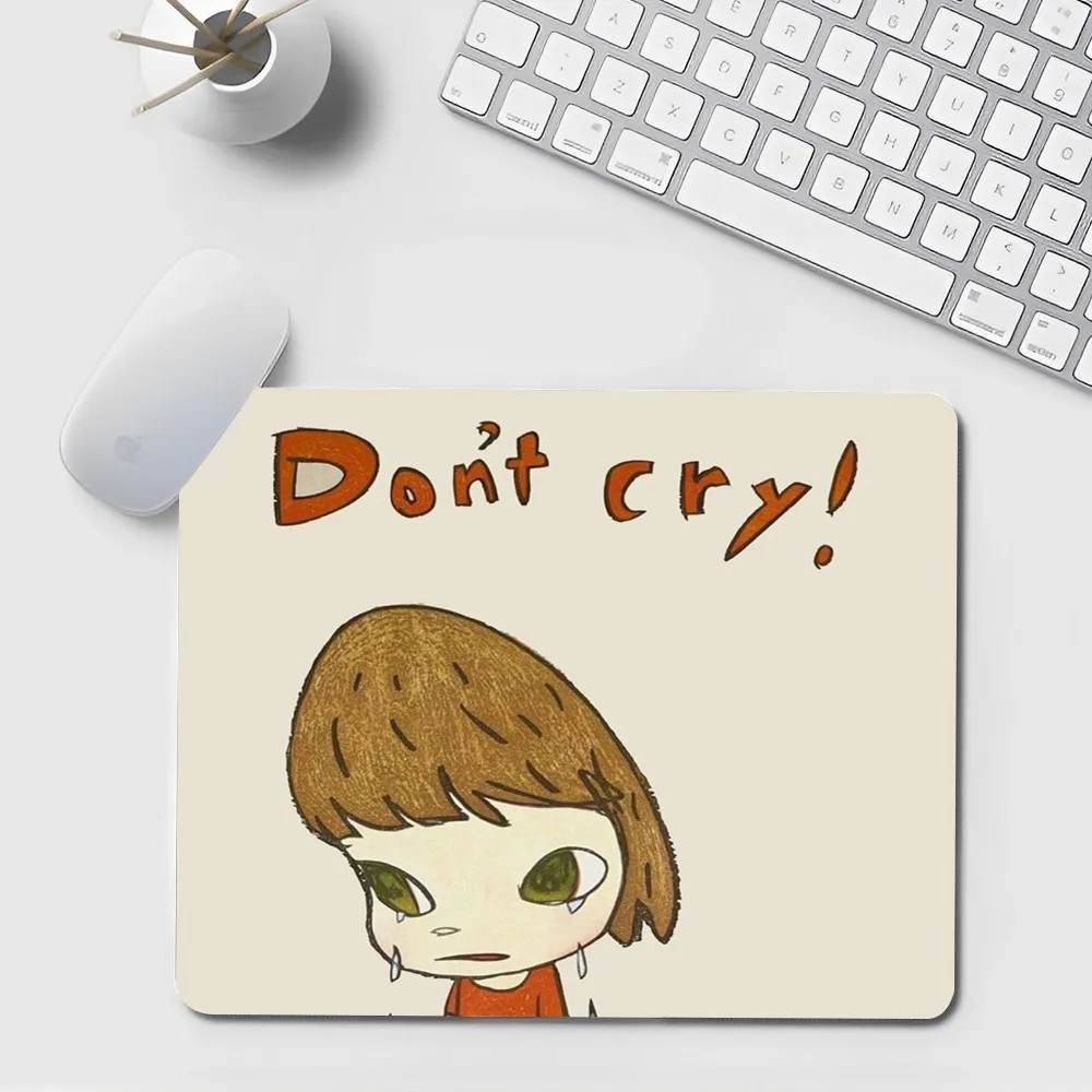 Japan Yoshimoto nara cartoon girl Lambskin Floor Mat Small Office Computer Desk Mat Table Keyboard Big Mouse Pad Laptop Cushion 6