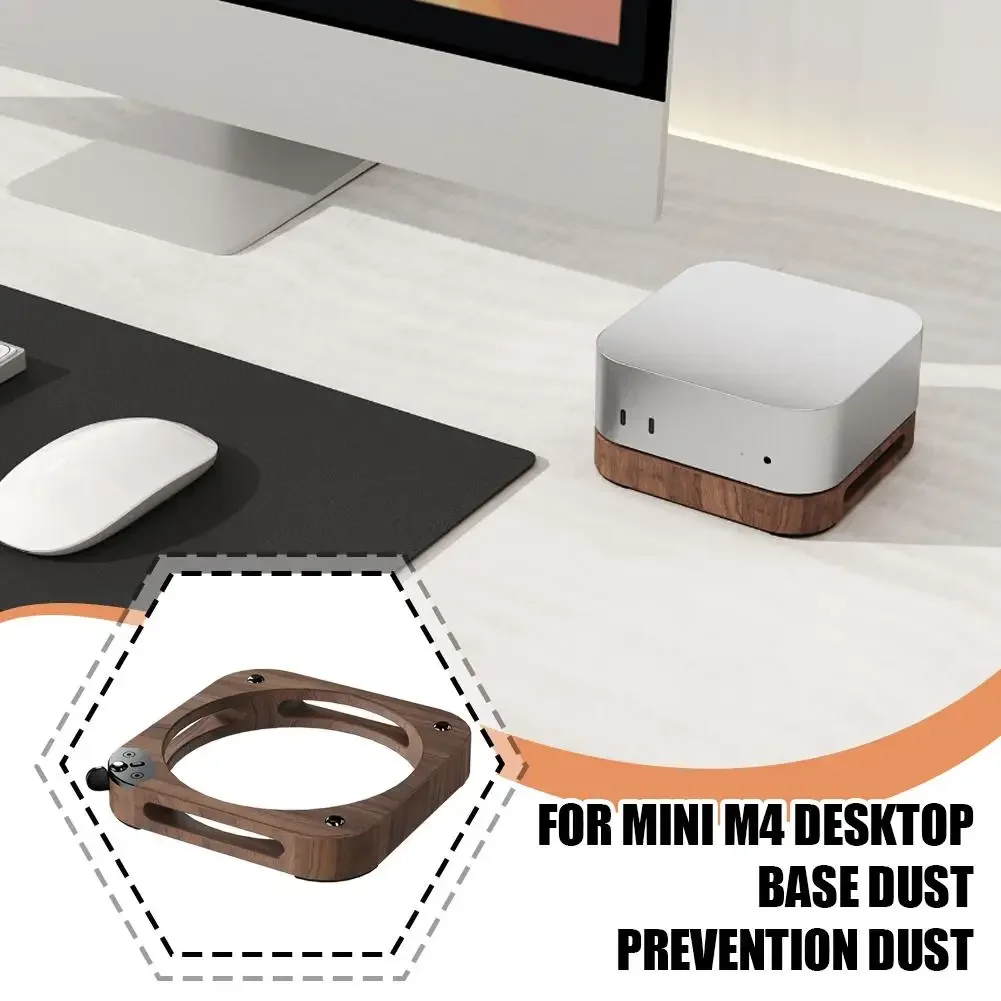 Mac Mini용 방열 베이스 브래킷, 외부 스위치 단추 중공 환기, Mac Mini 호스트 브래킷, M4/m4 Pro