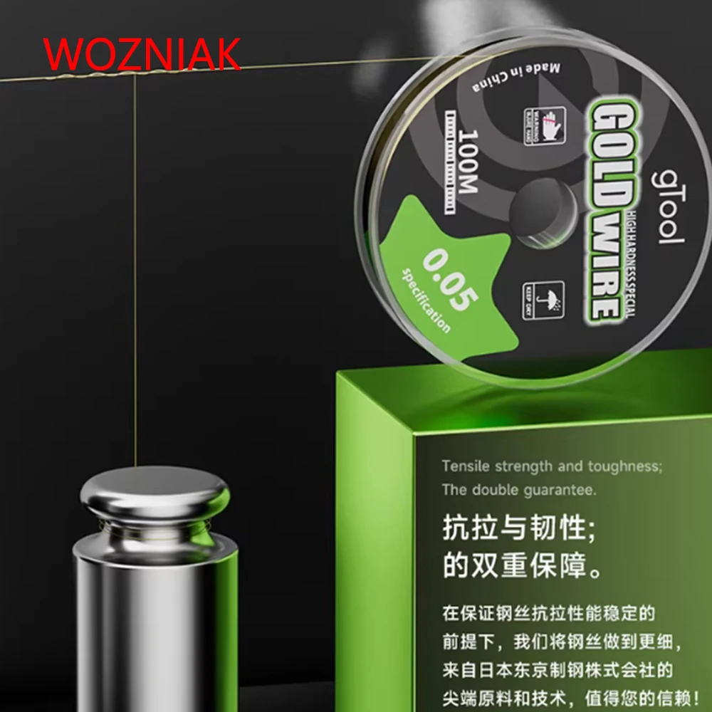 Gtool 다이아몬드 와이어 스크린 분리 절단 다이아몬드 와이어 수입 고경도 0.02 0.04 0.05 0.035 0.05MM 100m
