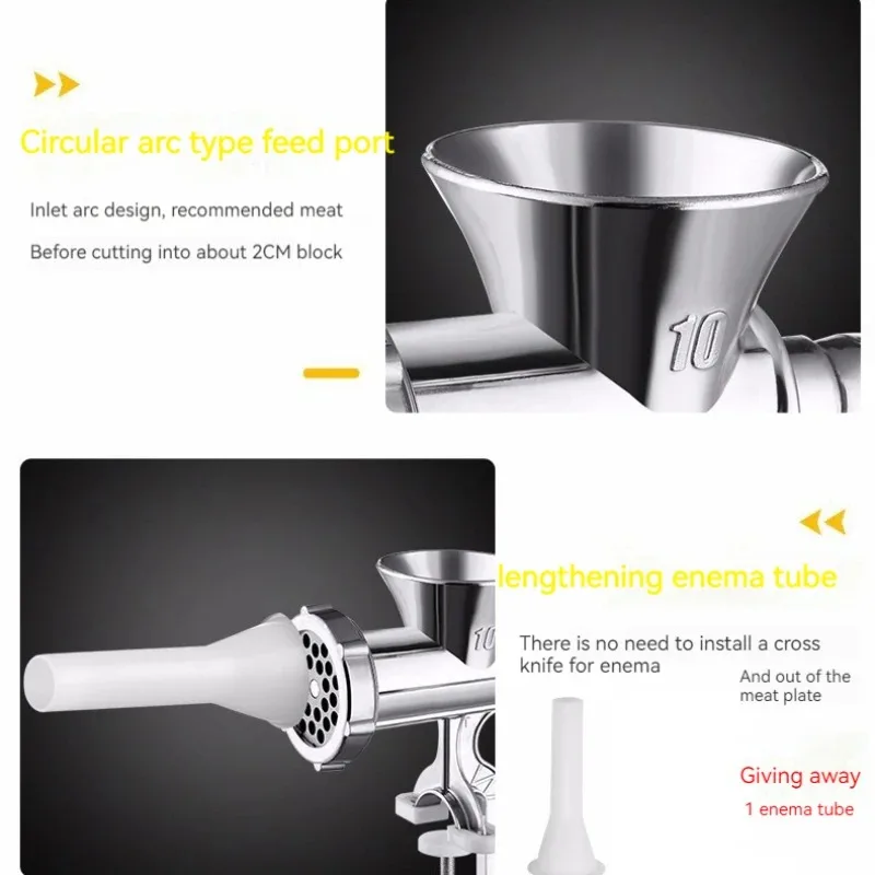 Meat Grinder Household Hand-cranked Sausage Filling Steamed Buns Dumplings Stuffing Pepper Grinder