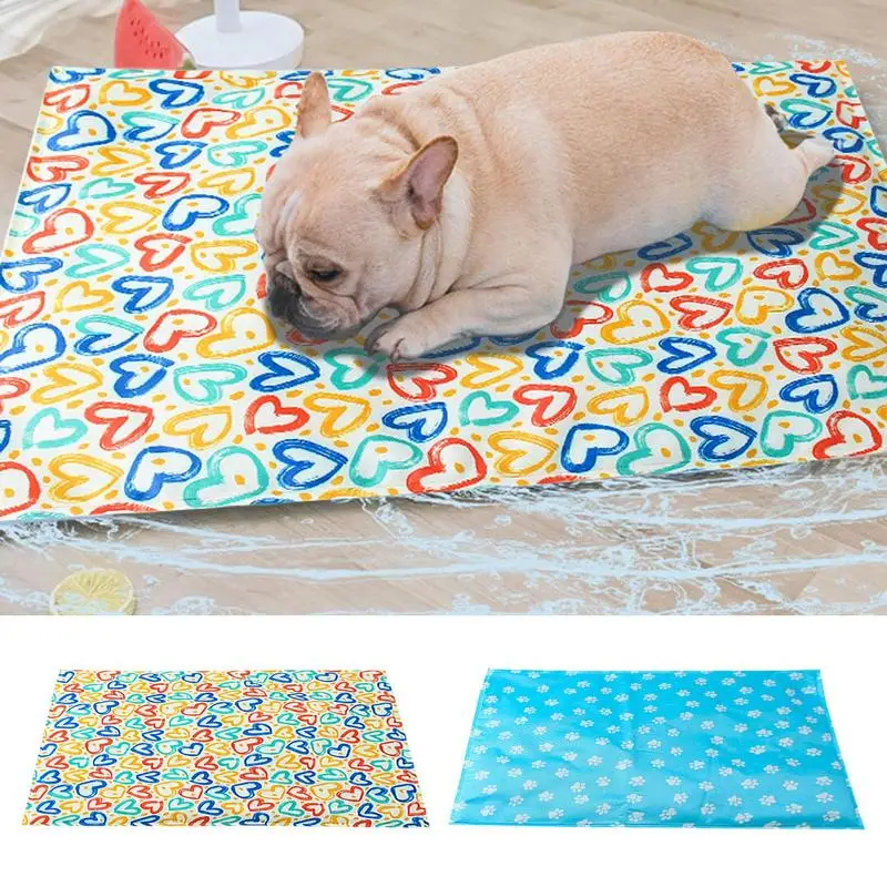 

Dog Cooling Mat Breathable Pet Dog Bed Pet Ice Pad Washable Cat Blanket Sofa Comfortable Cooling Mat For Dogs Pet Supplies