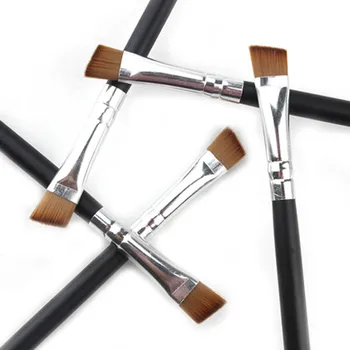Alternative view of Hot Sale Eyebrow Inclined Flat Angled Brush Eyeliner Eyeshadow Eye Brow Makeup Tool Professional Cosmetic Makeup Tools