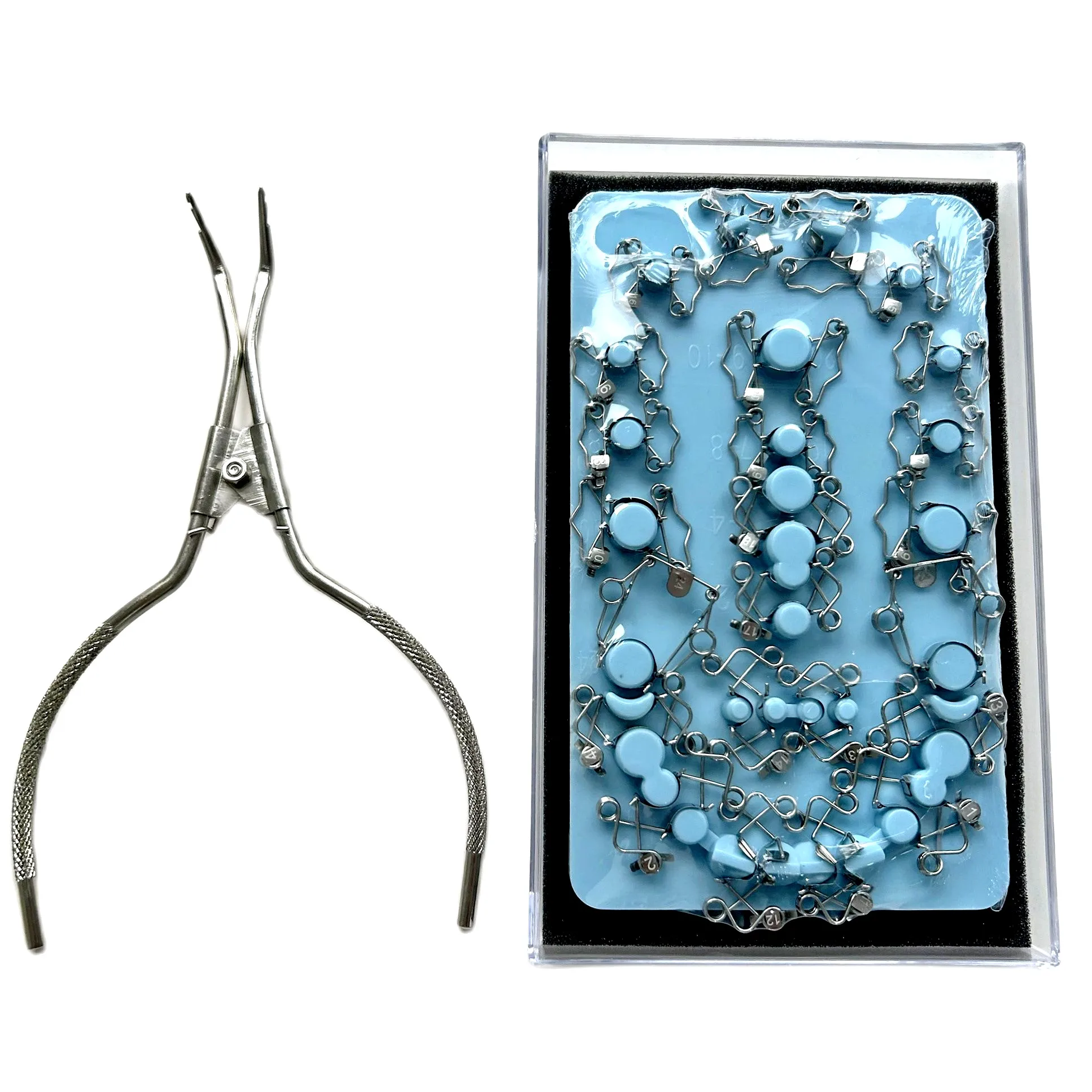 

Dental Automatrix Matrices Contoured Automatic Matrix with Forceps