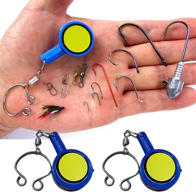 Fishing Hook Holder Fishing Line Cutter Compact Lightweight Fishing Knot  Tying Tools Efficient Hook Holder for Quick Knots - AliExpress