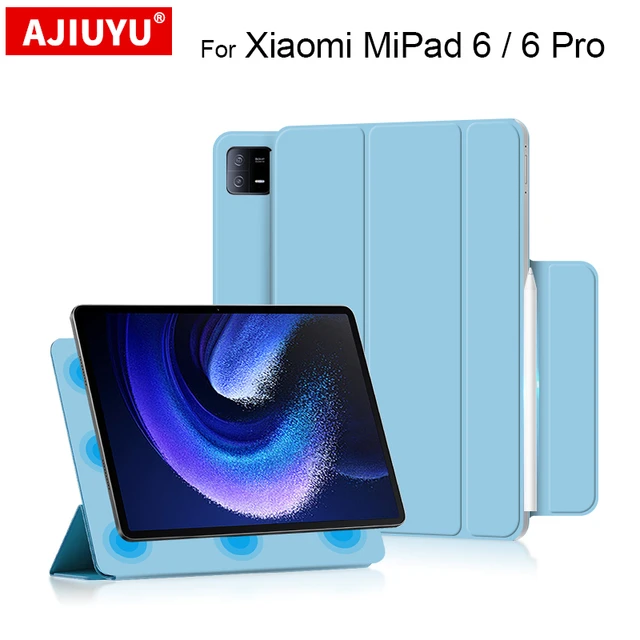 Smat Case For Xiaomi Pad 6 2023 11 inch PU Leather Tri-folding Magnetic  Cover Funda For Xiaomi Mi Pad 6 MiPad 6 Pro 2023 Case - AliExpress