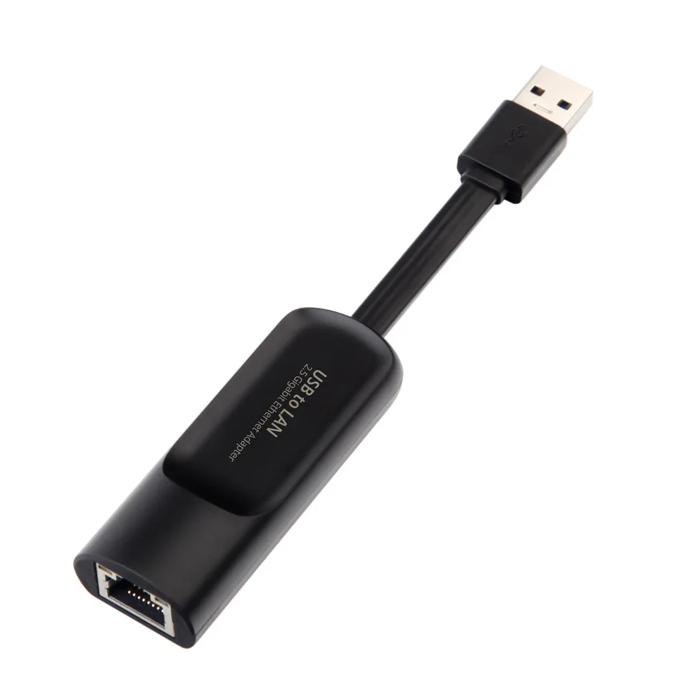 2500Mbps USB C 2.5G External Gigabit Ethernet Adapter Type C To RJ45  Converter Ethernet Lan Adapter