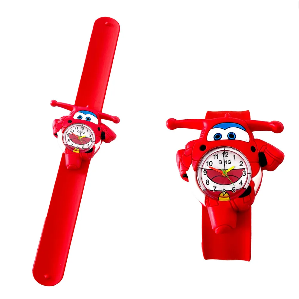 Cartoon Airplane Action Figure Silicone Wristband Gift Toy