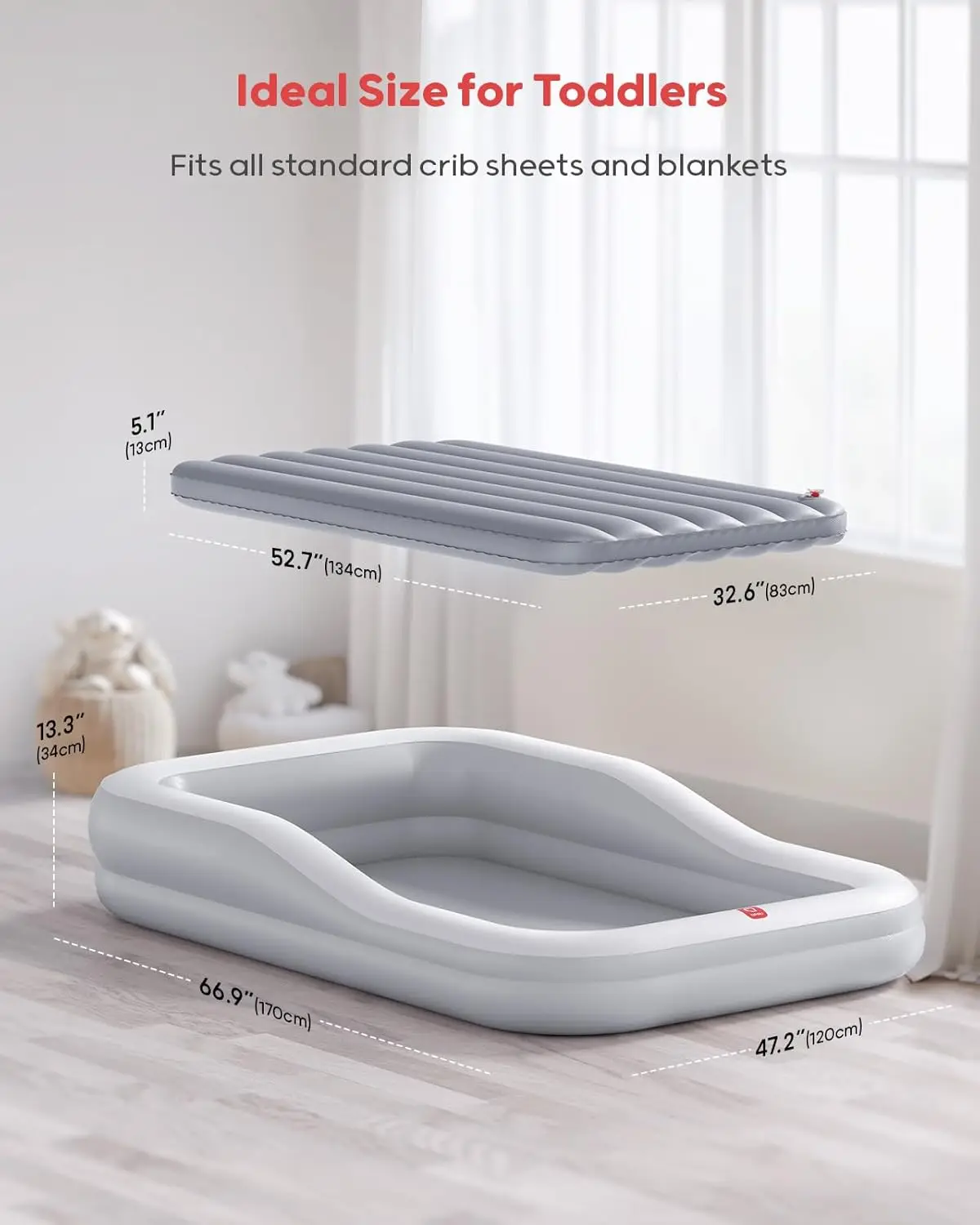 Toddler Inflatable Travel Bed 6