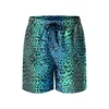 2024 Men's Casual Shorts Men's Leopard Print 3D Printed Beach Shorts Casual Suitable for Surfboard Personality Summer 4