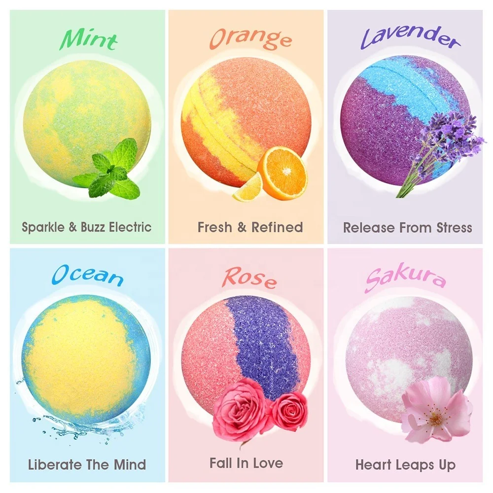 

Wrapped Gift Set Bubble Vegan Natural Organic Colorful Money Bubble Must-Have Bath Bomb