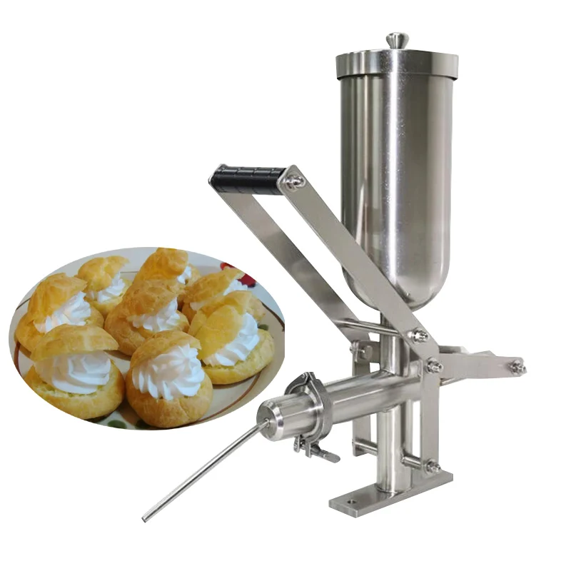 Manual Butter Jam Core Filling Machine For Butter Honey Cream Jam Bread Injection Machine