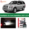 1 زوج مصابيح سيارة لفورد إكسبيديشن 2007 - 2014 LED العلوي Canbus كشافات منخفضة عالية شعاع السيارات الإضاءة ملحقات المصابيح جزء